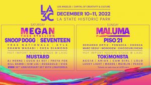 LA3C Festival w/ Snoop Dogg, Maluma & Tokimontsa @ LA State Historic Park (21+) @ Los Angeles State Historic Park